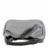 thumbnail Nappa Intrecciato Hobo Bag Large Lambskin Grey - L'UXE LINK