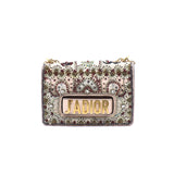 thumbnail j'a flap chian bag with beads embroidary in beige hw - L'UXE LINK