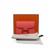 thumbnail constance slim pink epsom enamel buckle Y stamp - L'UXE LINK