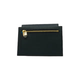 thumbnail P monnaie kelly Pocket In Epsom Black/blue indigo /blue Frida Y stamp - L'UXE LINK