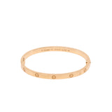 thumbnail small love bangle in 18k rg #15JFX422 - L'UXE LINK