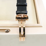 thumbnail Reine De Naples diamond mix 18k rg with black CCD band - L'UXE LINK