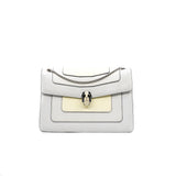 thumbnail serpenti crossbody bag in patent/leather white ghw - L'UXE LINK