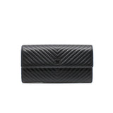 thumbnail long wallet leather black phw seri 22 - L'UXE LINK