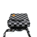 thumbnail side bag black white grid - L'UXE LINK