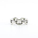 thumbnail Chaine d'Ancre Enchainee silver ring #55 - L'UXE LINK
