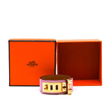 thumbnail CDC bracelet in swift leather pink ghw - L'UXE LINK
