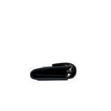 thumbnail constance long wallet with lizard buckle in CCD black C stamp - L'UXE LINK