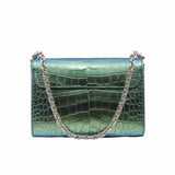 thumbnail twist chain bag crocodile green phw - L'UXE LINK
