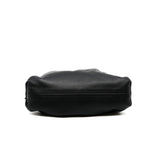 thumbnail mini pouch in leather black - L'UXE LINK