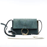 thumbnail faye medium suede blue green ghw