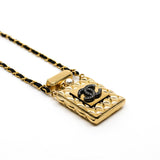 thumbnail perfume necklace ghw pearl - L'UXE LINK