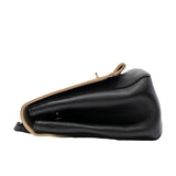 thumbnail lockme gm in leather black/white phw - L'UXE LINK