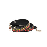 thumbnail strap in epsom navy/yellow/rose phw - L'UXE LINK