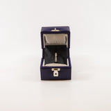 thumbnail 18k wg x half diamonds ring #49 - L'UXE LINK