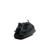 thumbnail mini pouch in leather black - L'UXE LINK