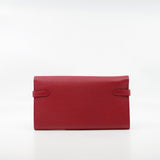 thumbnail kelly long wallet goat Q5 ghw C stamp - L'UXE LINK