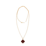 thumbnail necklace red alhambra long big 1 motif yg rrp 9500 - L'UXE LINK