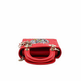 thumbnail mini lady heart embroidery red light ghw - L'UXE LINK