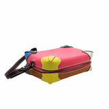 thumbnail box hand bag seasom mix pink leather phw A stamp - L'UXE LINK