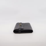 thumbnail kelly wallet black rghw epsom - L'UXE LINK