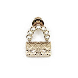 thumbnail chanel bag brooch with pearl in ghw - L'UXE LINK