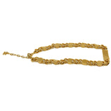 thumbnail plate pandent color crystal necklace in ghw - L'UXE LINK