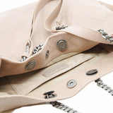 thumbnail tote beige grey leather Serial 24 - L'UXE LINK