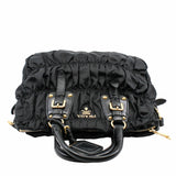 thumbnail prada tote fabric black - L'UXE LINK