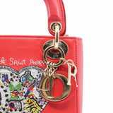 thumbnail mini lady heart embroidery red light ghw - L'UXE LINK
