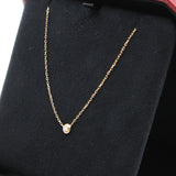 thumbnail necklace yg one diamond dutxxx - L'UXE LINK