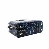 thumbnail capucine mini alligator in navy white phw - L'UXE LINK