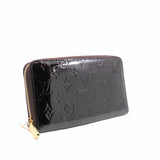 thumbnail long monogram wallet patent dark red ghw - L'UXE LINK