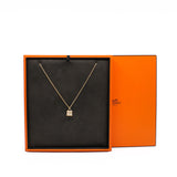 thumbnail kelly bag necklace 18k rose gold full diamond - L'UXE LINK