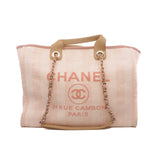 thumbnail deauville medium tote in fabric pink phw seri 29 - L'UXE LINK