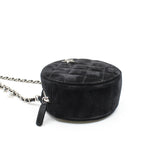 thumbnail round bag black suede crystal star phw seri 29 - L'UXE LINK