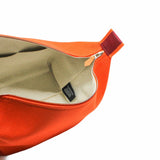 thumbnail BRIDE-A-BRAC POUCH LARGE FABRIC ORANGE PHW - L'UXE LINK