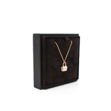 thumbnail constance full diamond necklace in 18k rg - L'UXE LINK