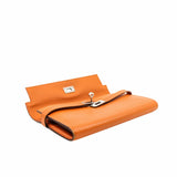 thumbnail kelly long wallte espom orange phw stamp n ghw - L'UXE LINK