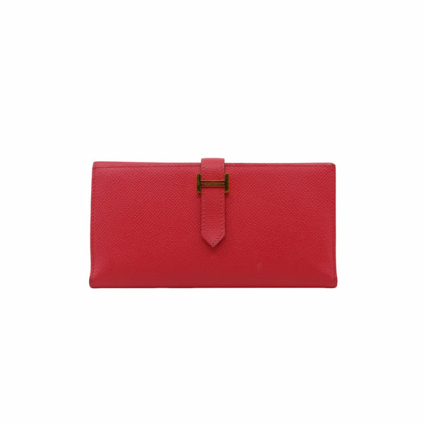 bearn wallet in 3 compartment red GHW
