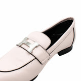 thumbnail femme loafer pink with phw buckle #38 - L'UXE LINK