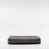 thumbnail men long wallet with strap leather black phw - L'UXE LINK