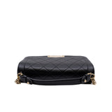 thumbnail medium top handle click Label Shoulder Bag in calfskin black ghw seri 23 - L'UXE LINK