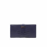 thumbnail H bearn long wallet crocodile navy PHW - L'UXE LINK