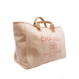 thumbnail deauville medium tote in fabric pink phw seri 29 - L'UXE LINK