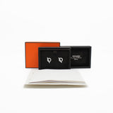 thumbnail finesse Q 18k wg diamonds earring - L'UXE LINK