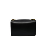 thumbnail medium j'a dior chain bag in leather black ghw - L'UXE LINK