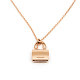 thumbnail constance full diamond necklace in 18k rg - L'UXE LINK
