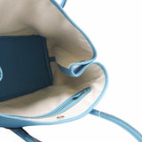 thumbnail garden party 36cm leather blue - L'UXE LINK