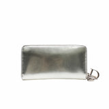 thumbnail long zippy wallet patent silver phw - L'UXE LINK